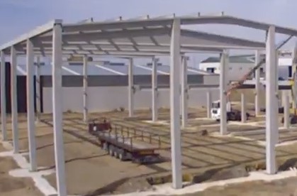 Estructura de nave industrial